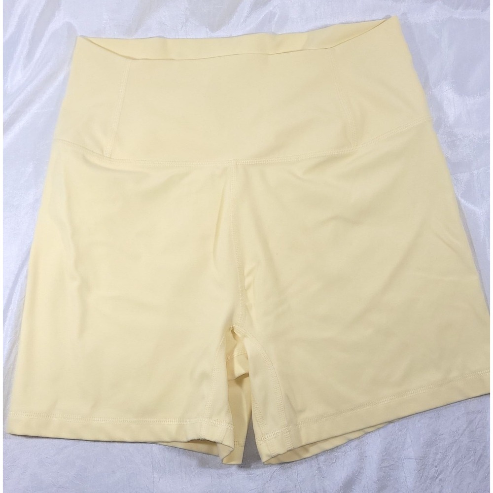 Free People Movement Women's 4.5" Bike Shorts - Yellow - Large